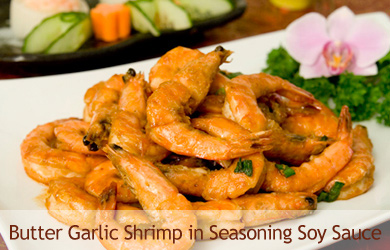 Butter Garlic Shrimp in Seasoning Soy Sauce